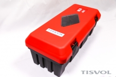 Cajón extintor con ventana rojo