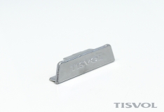Tapa aluminio perfil defensa ciclista
