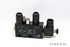 Electroválvula eje 3 vías con conector bayoneta VEB-2B
