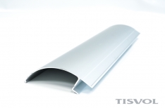 Aluminum edge protection profile cyclist defense