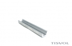 Aluminum profile flush-mounted door seal