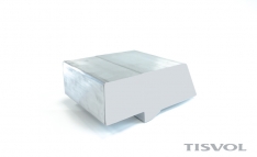 Perfil aluminio puerta embutida modelo nuevo sin junta