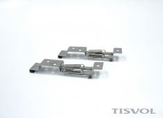 Soporte placa matricula intercambiable inox