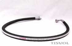 Latiguillo R2 3/4" codo 90 / Rh longitud 1600mm